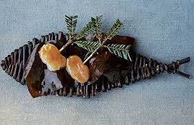 ظرف چوبی ماهی