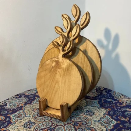 تخته سرو سه تایی مدل برگ